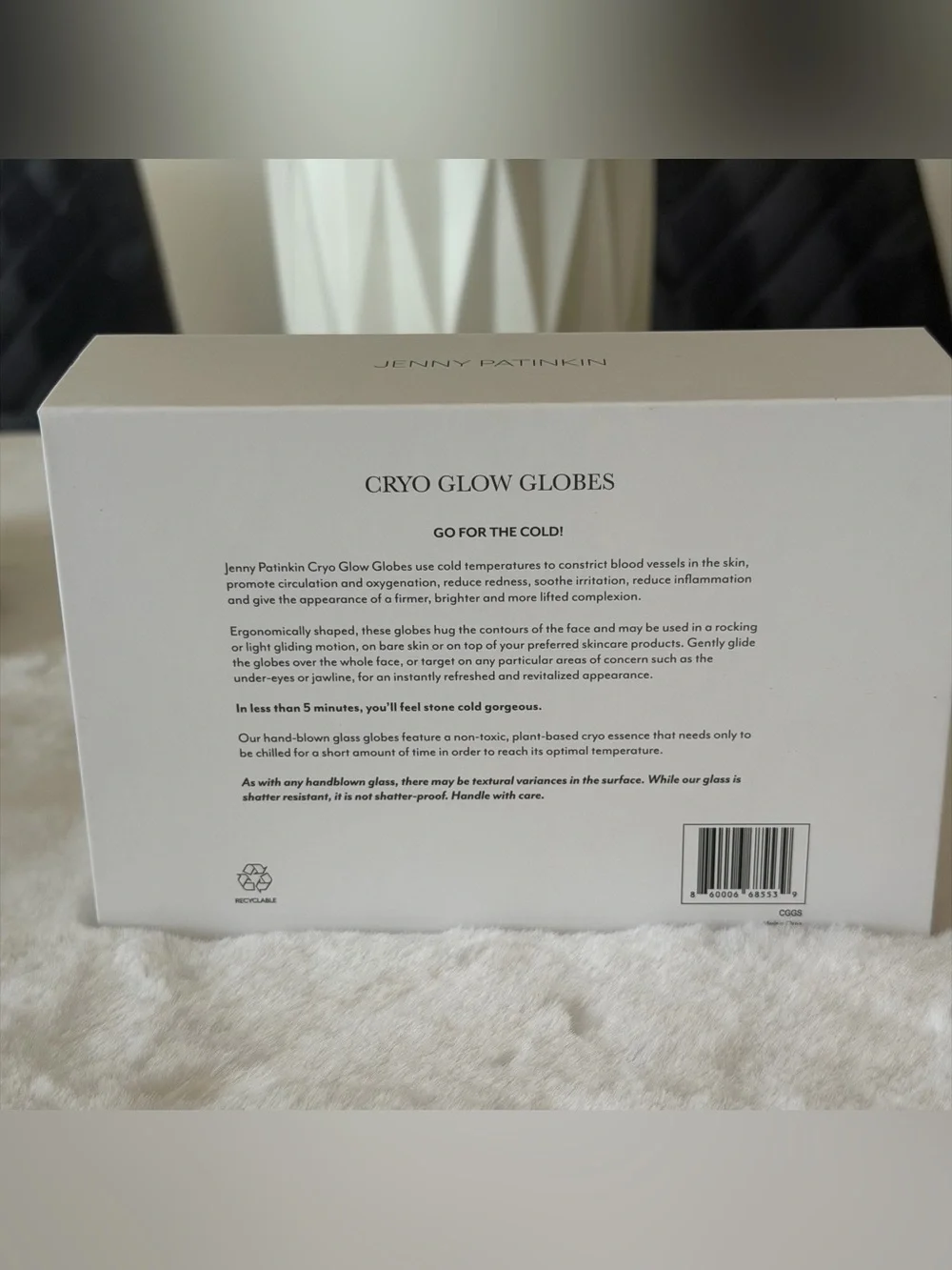 Jenny Patinkin Cryo Glow Globes (Set of 2) - Brand New In Box